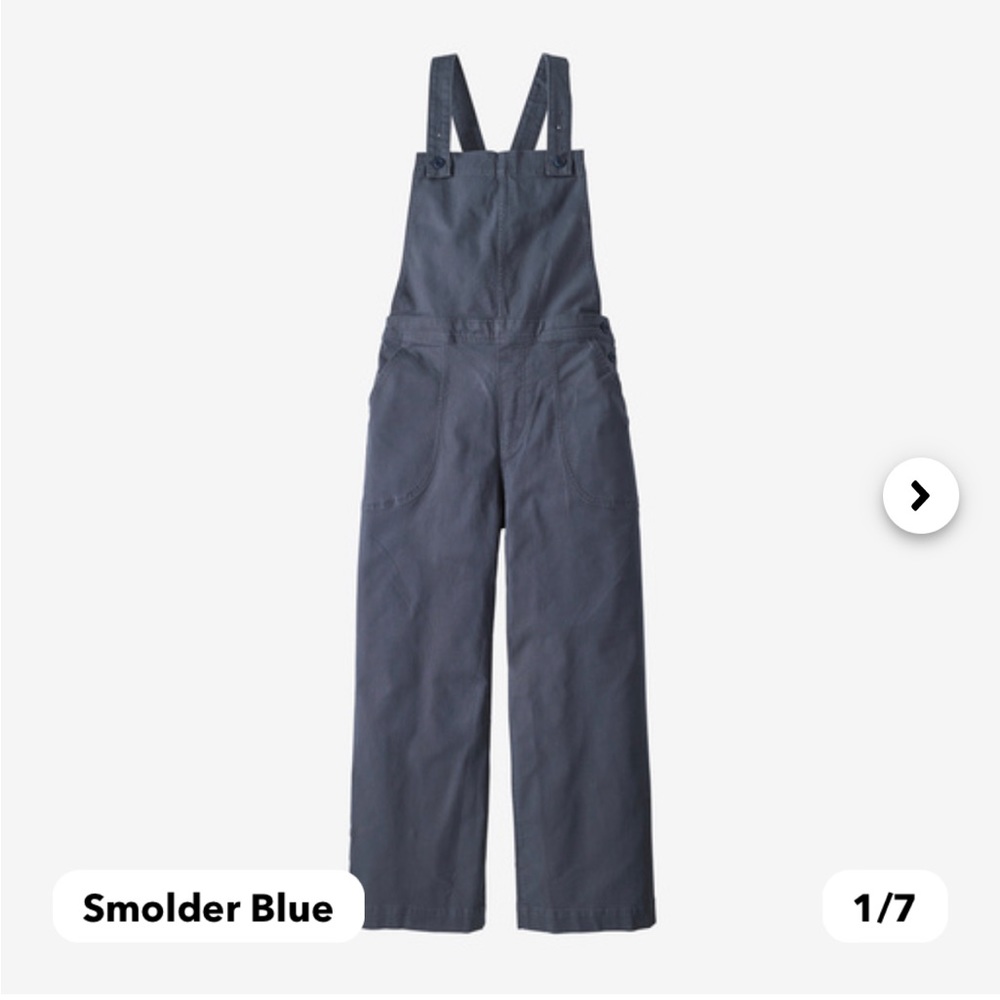 Patagonia stand up overalls smolder blue